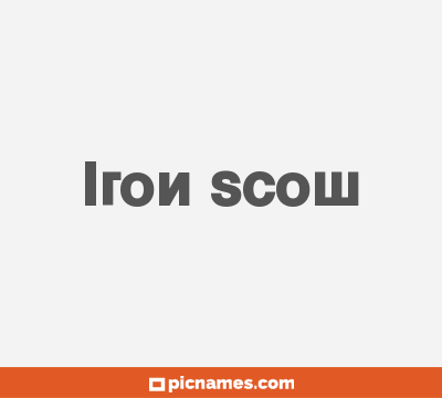 Iron scow